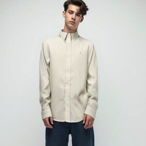 ❤️ ALLSAINTS Men's White Button-Down Shirt M